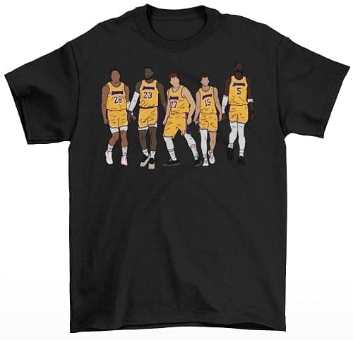 Lakers Team T-Shirt with Austin Reaves, LeBron, Luka & More