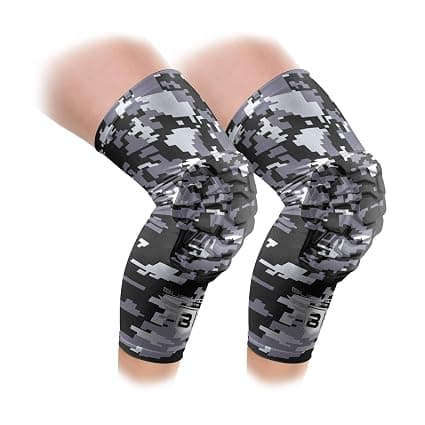 Bucwild Sports Pro Compression Padded Knee Sleeves