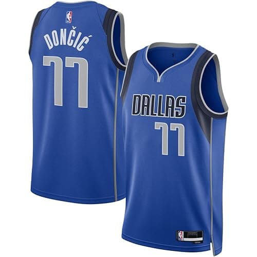 Luka Doncic Dallas Mavericks NBA Boys Youth 8-20 Blue Icon Edition Swingman Jersey