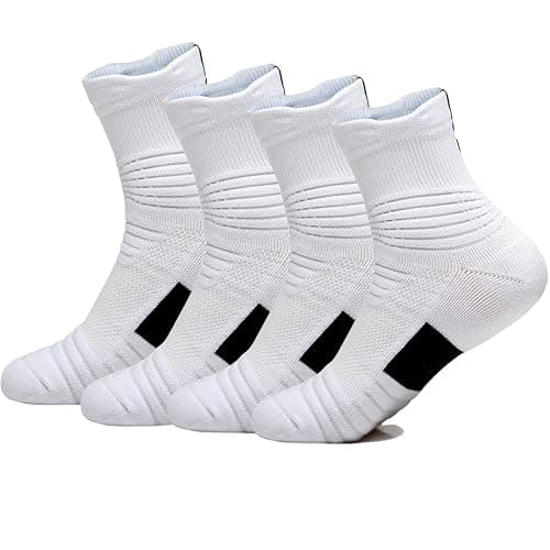 Basketball Socks Compression Cushion Thick Cycling Socks Athletic Crew Socks