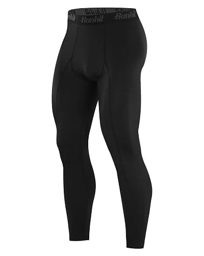 Runhit Men's Compression Pants Running Tights Workout Leggings Athletic Base Layer Pants for Sports Yoga Basketball