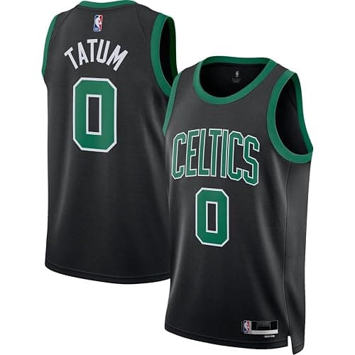 Outerstuff Jayson Tatum Boston Celtics NBA Kids Youth 8-20 Black Statement Edition Swingman Jersey